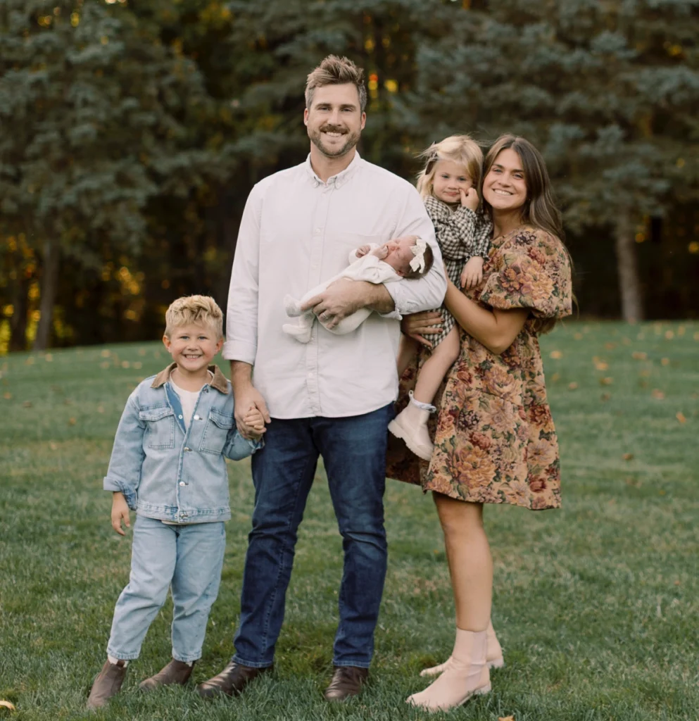 Coleman Wagner, PA producer with his family